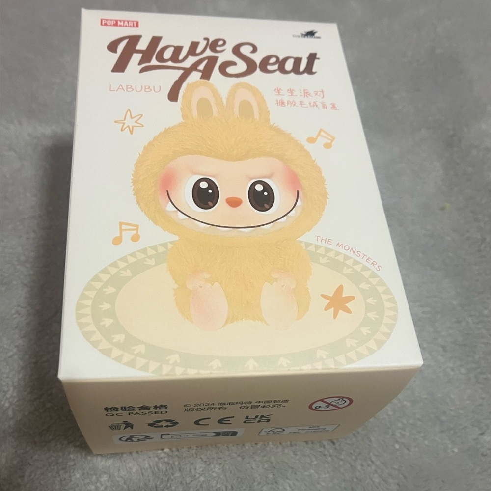 New popmart Labubu Monsters Have A Seat Vinyl Sealed Blind Box - 1pc